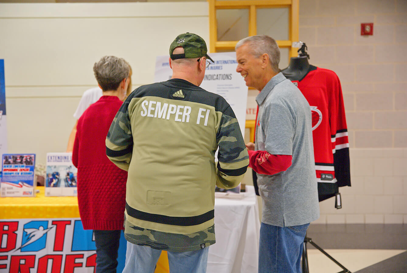 HBOT4Heroes Booth | Canes Veterans Night